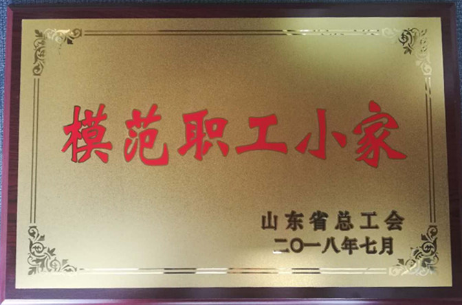 胶南海尔餐厅被山东省总工会评为“模范职工小家