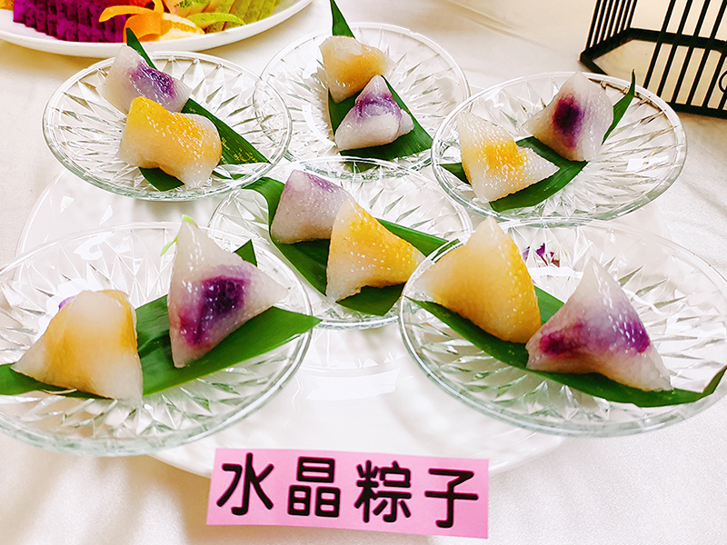1北京信托餐厅 别致的水晶粽子.jpg